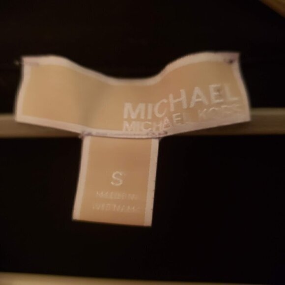 NWOT Michael Kors Black Drawstring Waist Dress Size Small - Picture 3 of 13